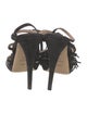 Emporio Armani Suede Slingback Sandals