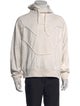 Emporio Armani Graphic Print Mock Neck Hoodie