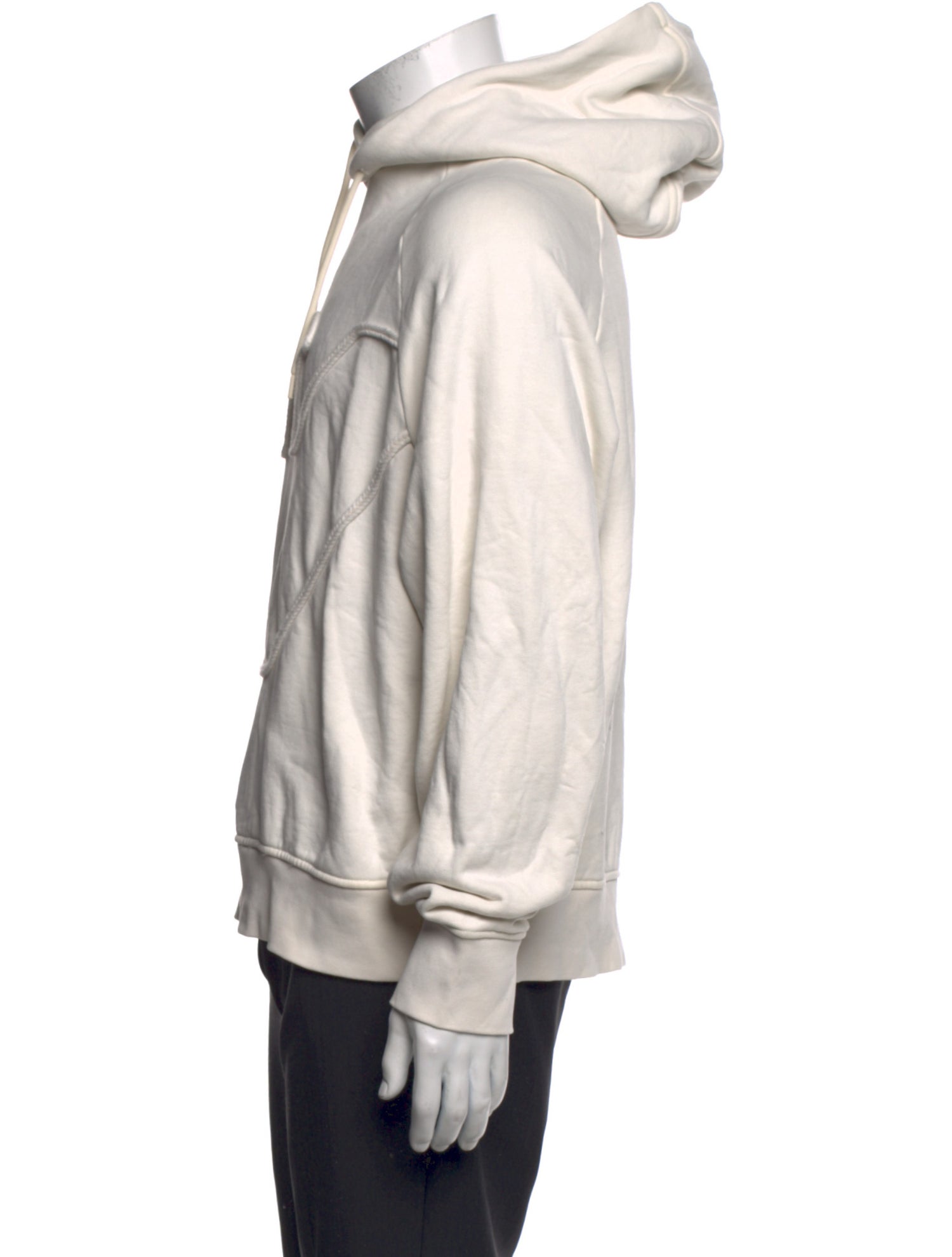 Emporio Armani Graphic Print Mock Neck Hoodie