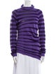 Emporio Armani Striped Turtleneck Sweater