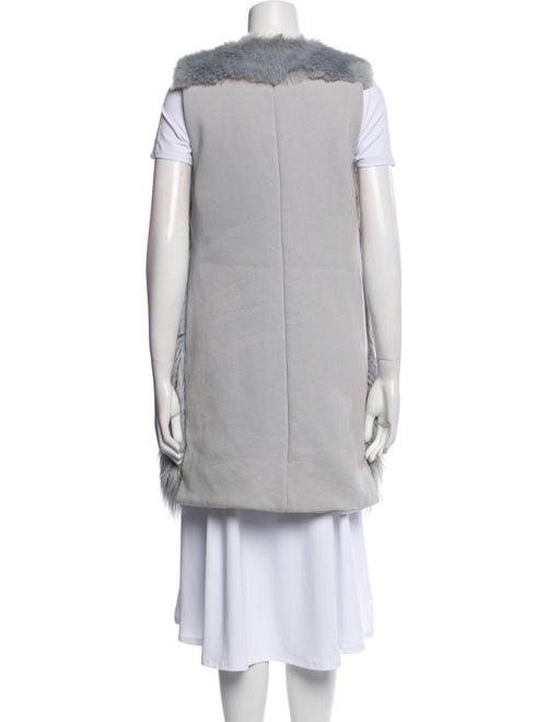 Emporio Armani Faux Fur Printed Coat