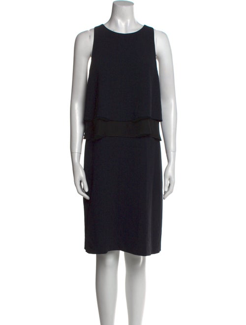 Emporio Armani Crew Neck Knee-Length Dress