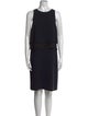Emporio Armani Crew Neck Knee-Length Dress