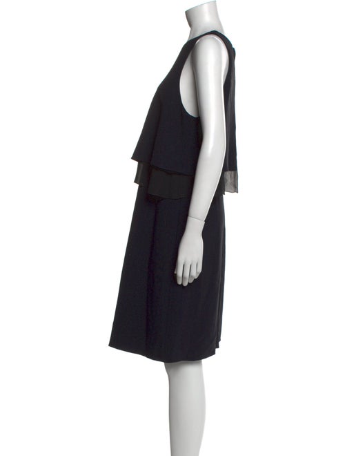 Emporio Armani Crew Neck Knee-Length Dress