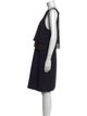 Emporio Armani Crew Neck Knee-Length Dress