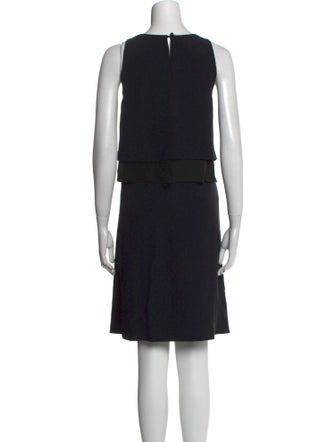 Emporio Armani Crew Neck Knee-Length Dress