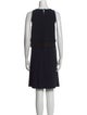 Emporio Armani Crew Neck Knee-Length Dress