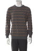 Emporio Armani Virgin Wool Striped Pullover