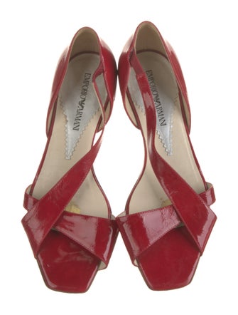 Emporio Armani Leather Sandals