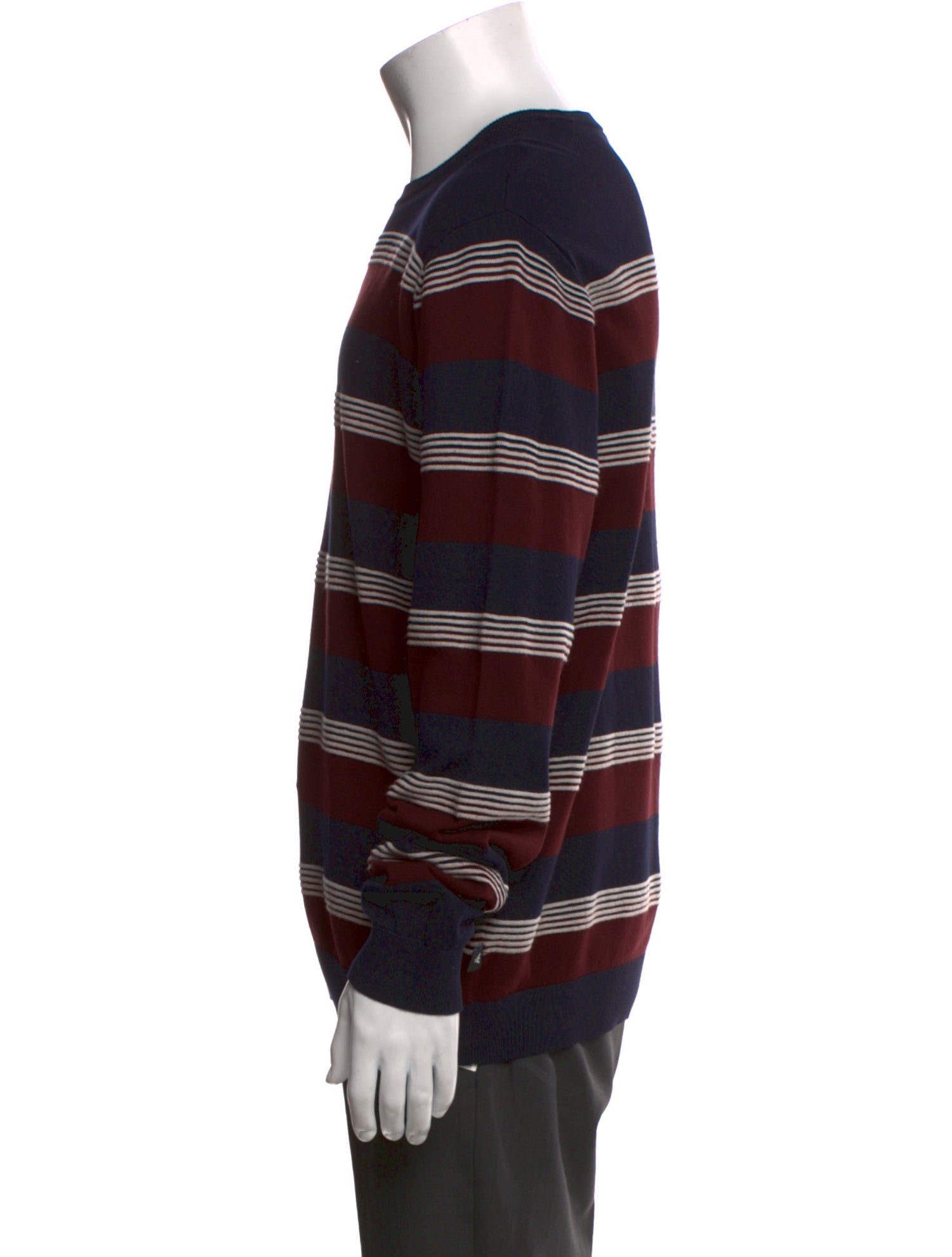Emporio Armani Striped Crew Neck Pullover
