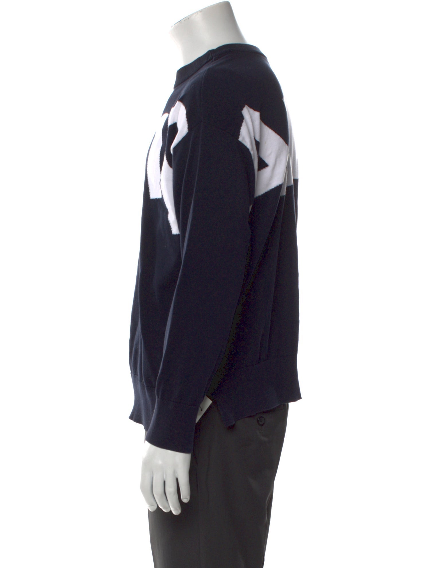 Emporio Armani Graphic Print Crew Neck Pullover