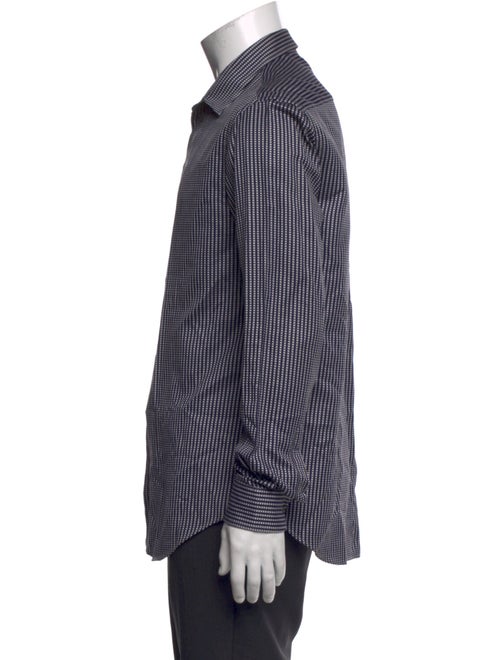 Emporio Armani Striped Long Sleeve Dress Shirt
