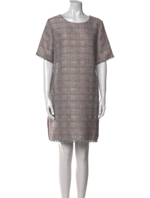 Emporio Armani Scoop Neck Mini Dress