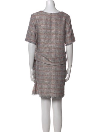 Emporio Armani Scoop Neck Mini Dress