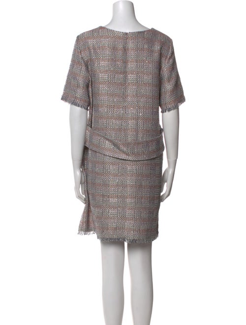 Emporio Armani Scoop Neck Mini Dress