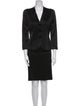 Emporio Armani Pleated Accents Skirt Suit