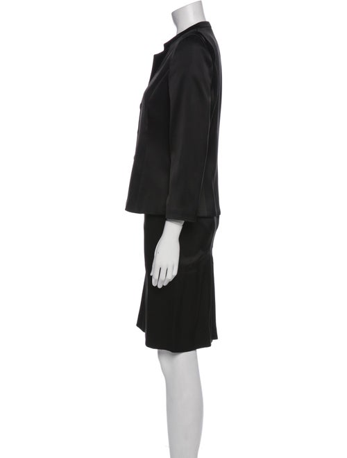 Emporio Armani Pleated Accents Skirt Suit