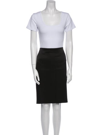 Emporio Armani Pleated Accents Skirt Suit