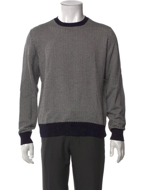 Emporio Armani Striped Crew Neck Pullover