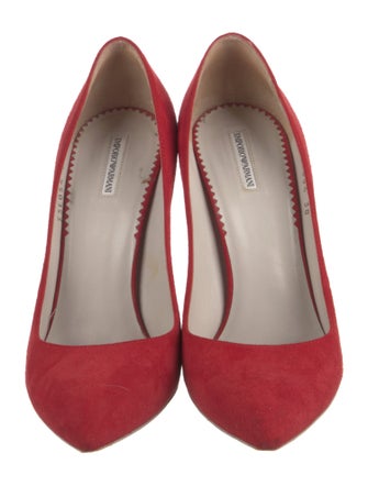 Emporio Armani Suede Pumps