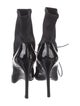 Emporio Armani Patent Leather Lace-Up Boots