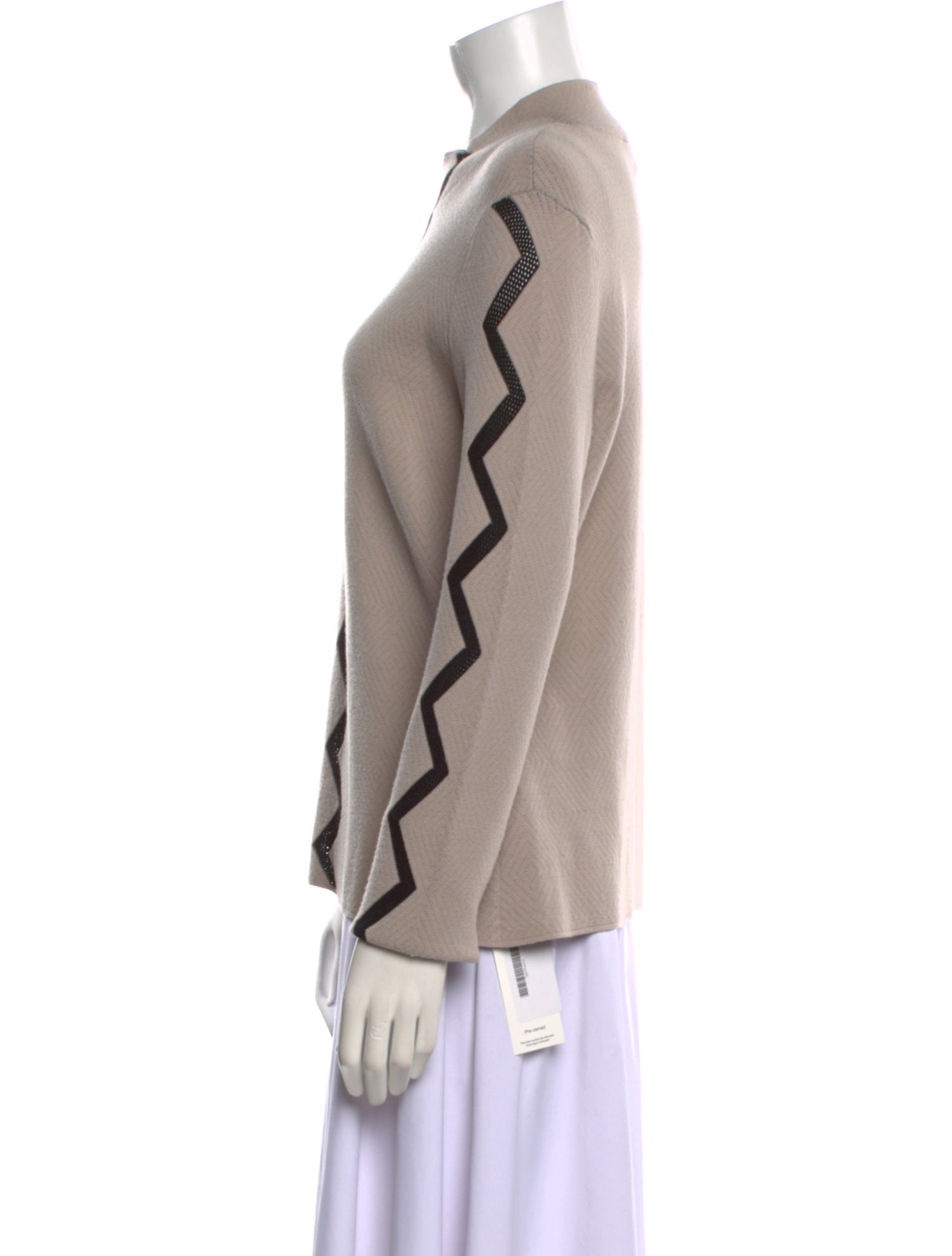 Emporio Armani Printed Crew Neck Sweater w/ Tags