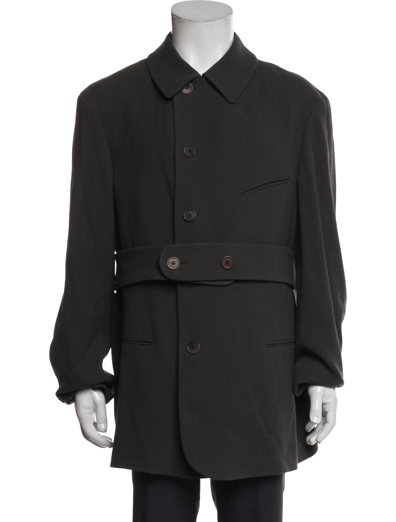 Emporio Armani Wool Peacoat