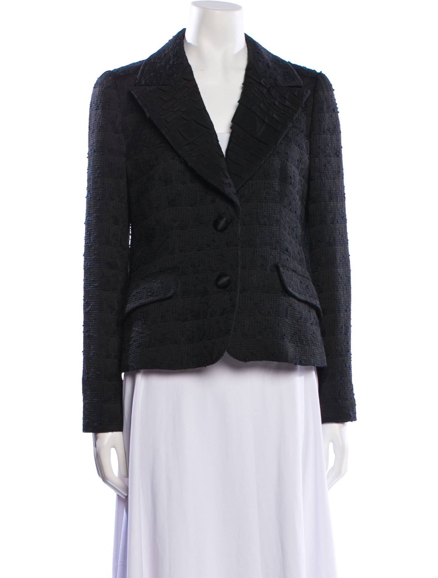 Emporio Armani Plaid Print Blazer