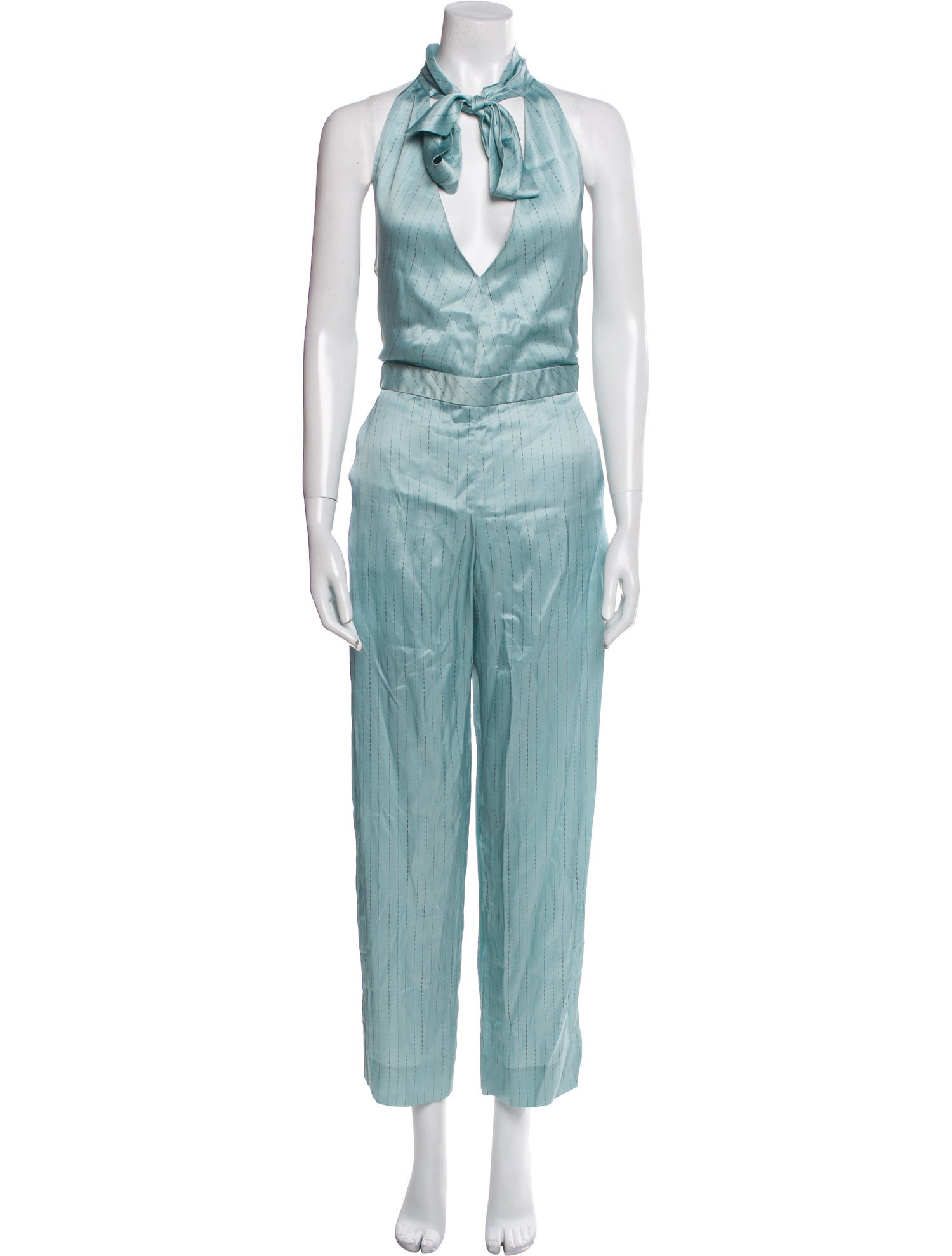 Emporio Armani Tie Neck Jumpsuit w/ Tags