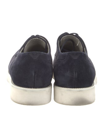 Emporio Armani Suede Athletic Sneakers