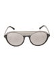 Emporio Armani Round Mirrored Sunglasses