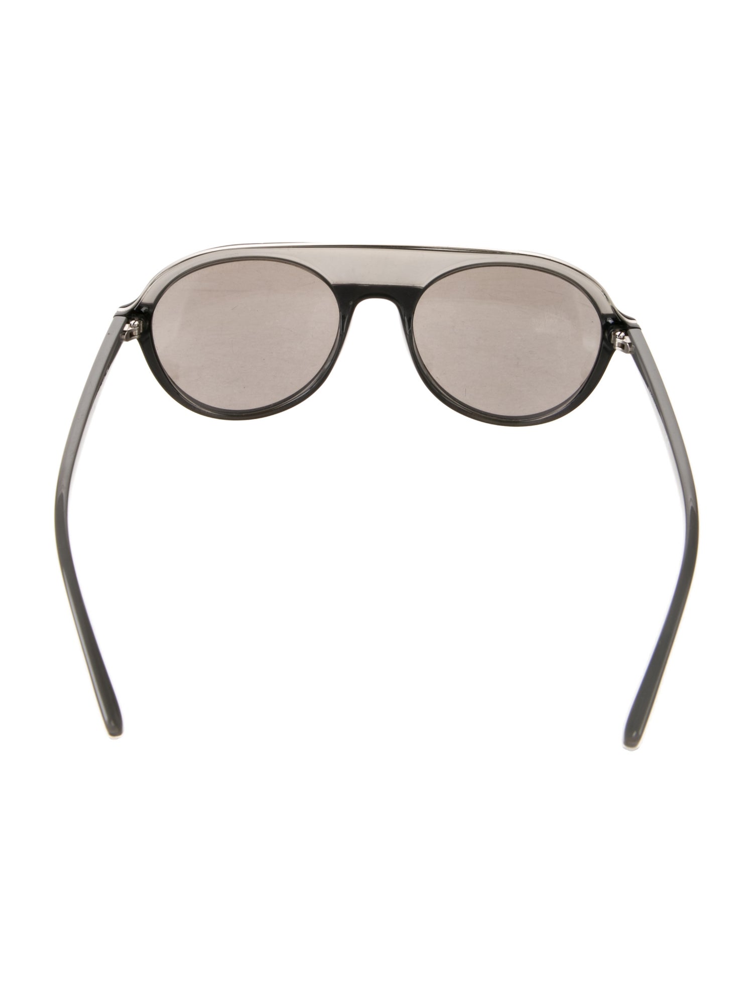 Emporio Armani Round Mirrored Sunglasses