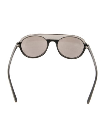 Emporio Armani Round Mirrored Sunglasses