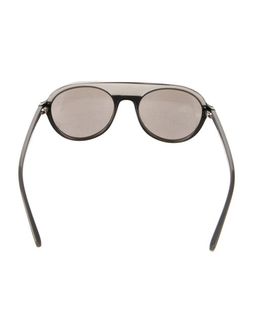 Emporio Armani Round Mirrored Sunglasses