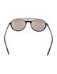 Emporio Armani Round Mirrored Sunglasses