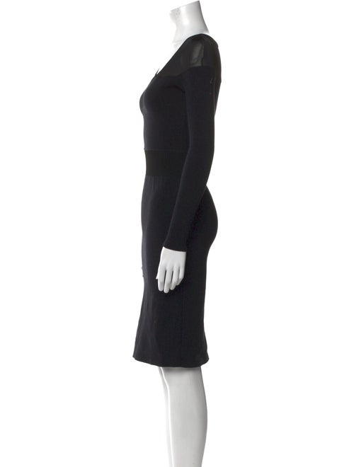 Emporio Armani V-Neck Knee-Length Dress