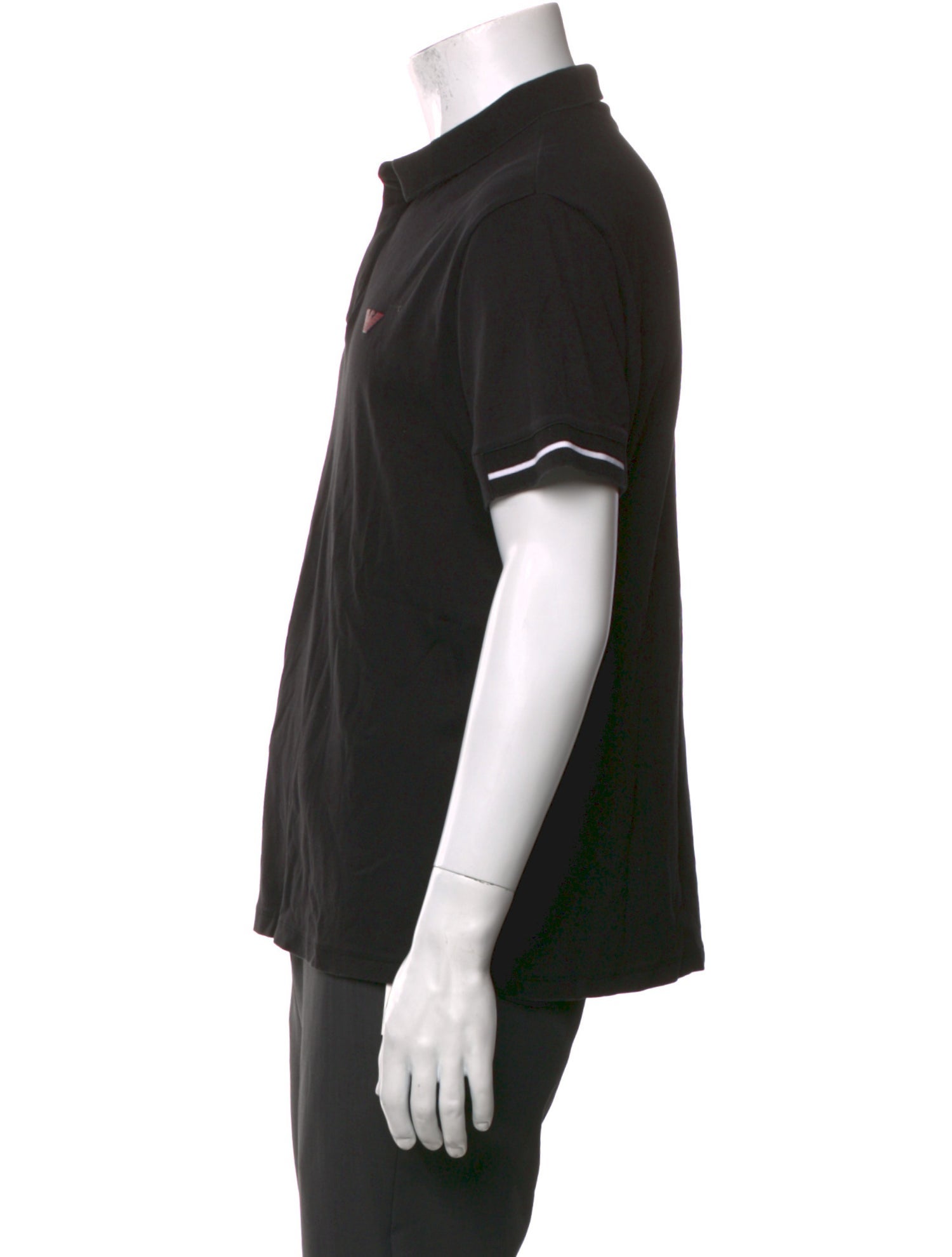 Emporio Armani Crew Neck Short Sleeve Polo Shirt