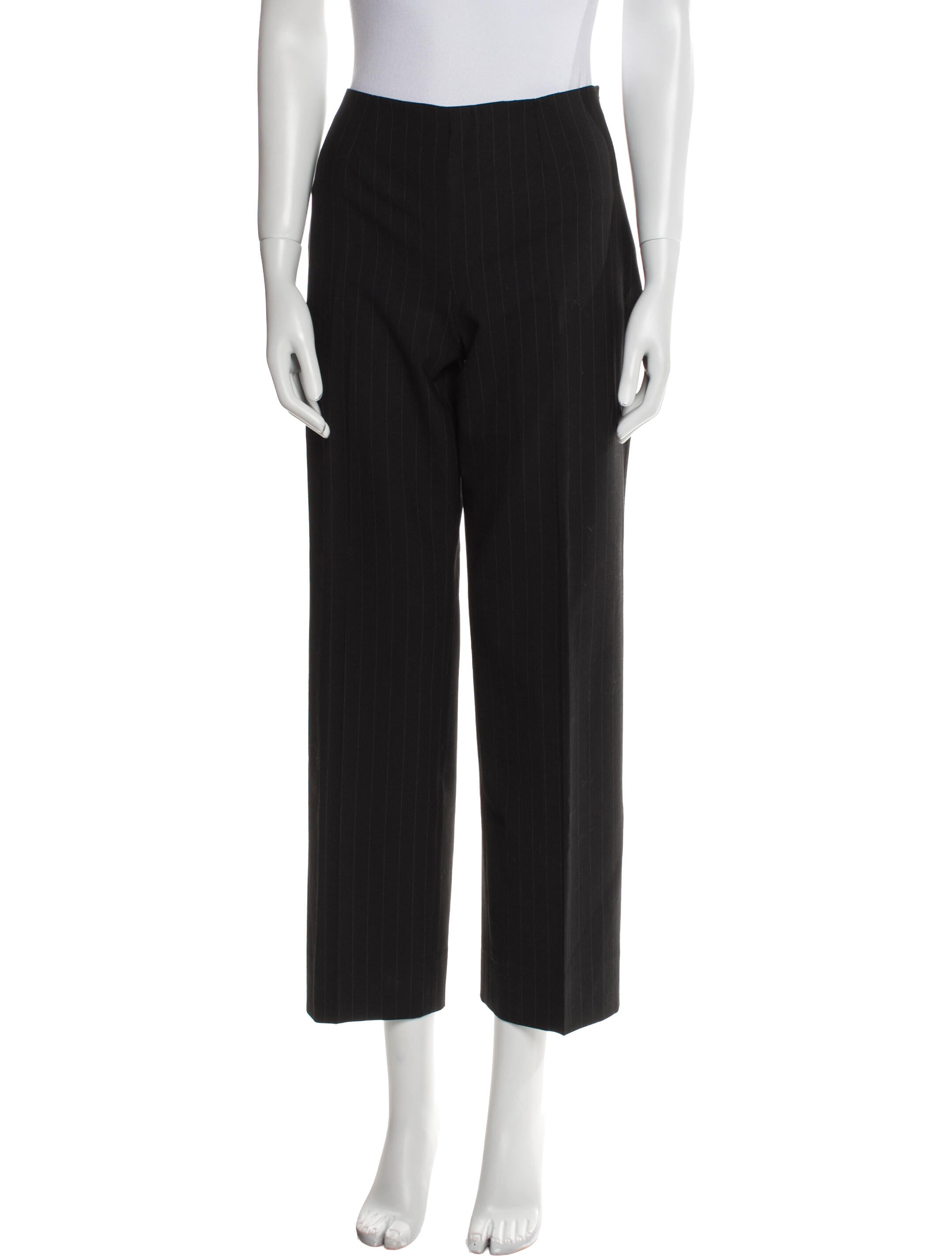 Emporio Armani Striped Straight Leg Pants