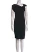 Emporio Armani Cowl Neck Knee-Length Dress