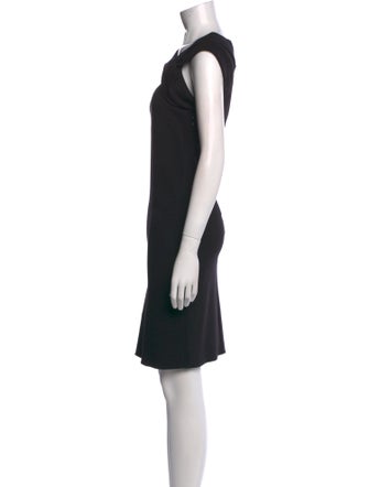 Emporio Armani Cowl Neck Knee-Length Dress