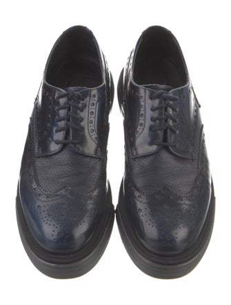 Emporio Armani Leather Lace-Up Boots