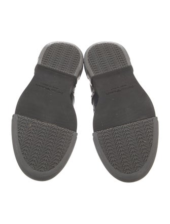 Emporio Armani Leather Lace-Up Boots