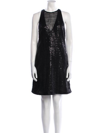 Emporio Armani Crew Neck Mini Dress