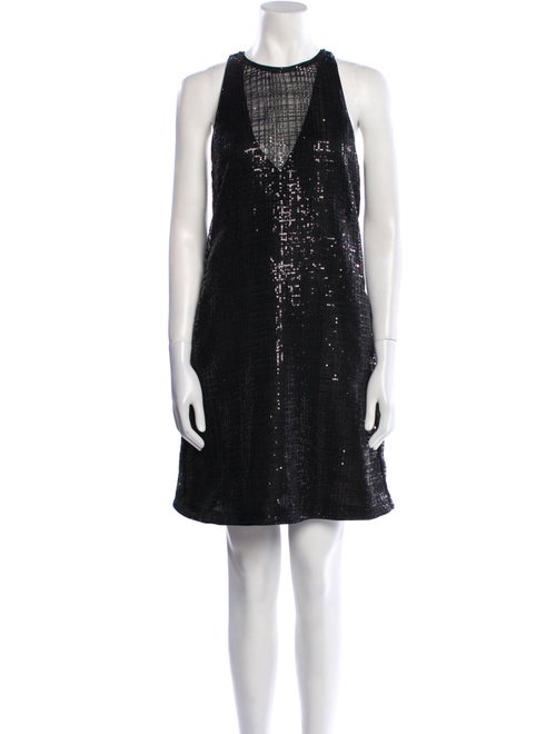 Emporio Armani Crew Neck Mini Dress