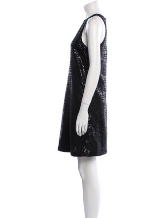 Emporio Armani Crew Neck Mini Dress