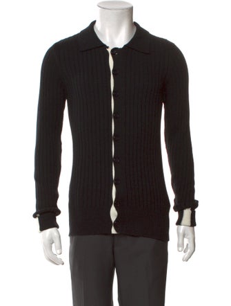 Emporio Armani Mock Neck Long Sleeve Cardigan