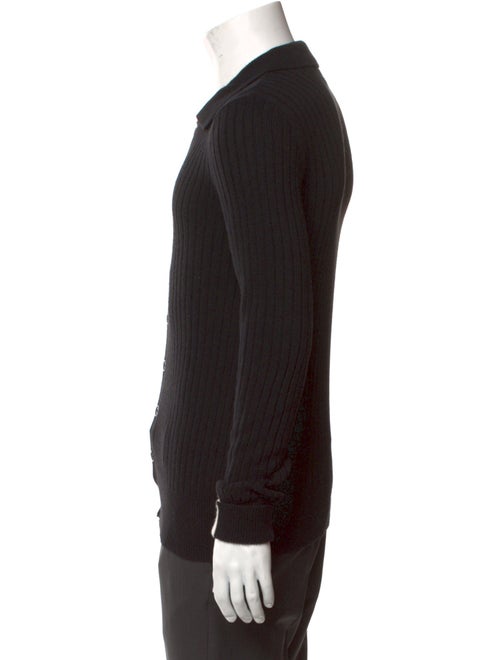 Emporio Armani Mock Neck Long Sleeve Cardigan