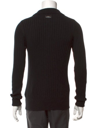 Emporio Armani Mock Neck Long Sleeve Cardigan