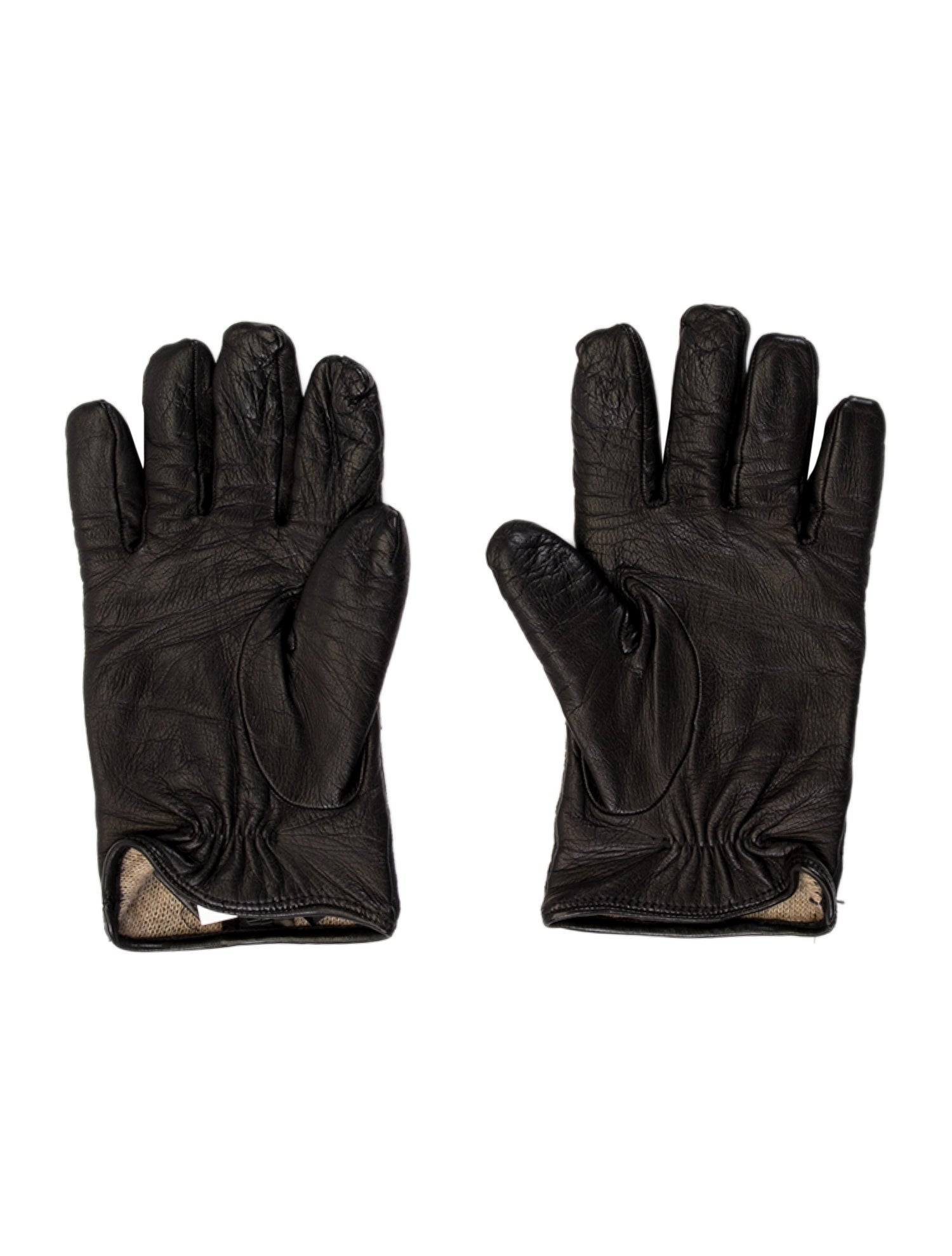 Emporio Armani leather gloves