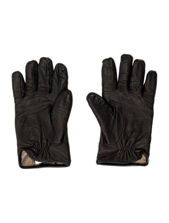 Emporio Armani leather gloves